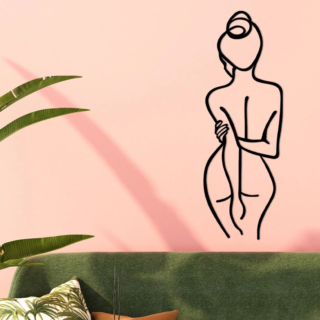 Fém fali dekoráció, Woman Body