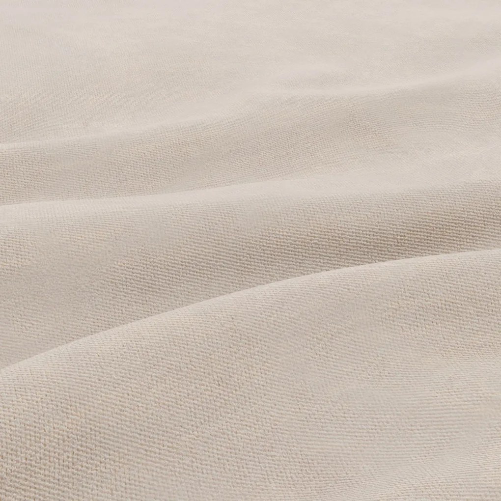 Zeus puff, bársony, 50x50, bézs