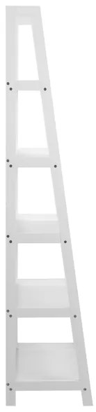 DAMON fehér könyvespolc