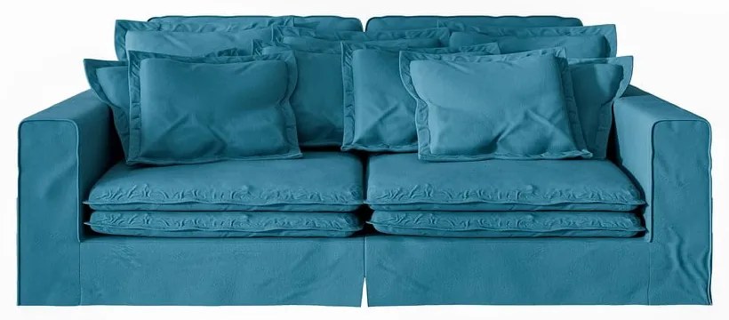 Világoskék kanapé 236 cm Nora – Ropez