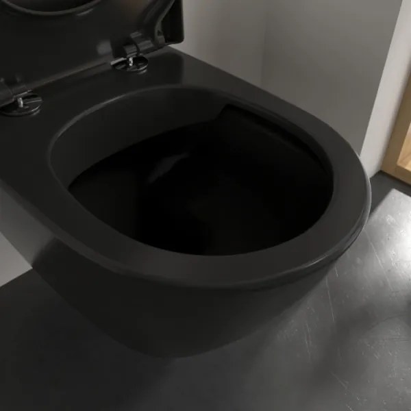 Villeroy & Boch 5614R0R7 - SUBWAY függesztett WC kerámia/fekete