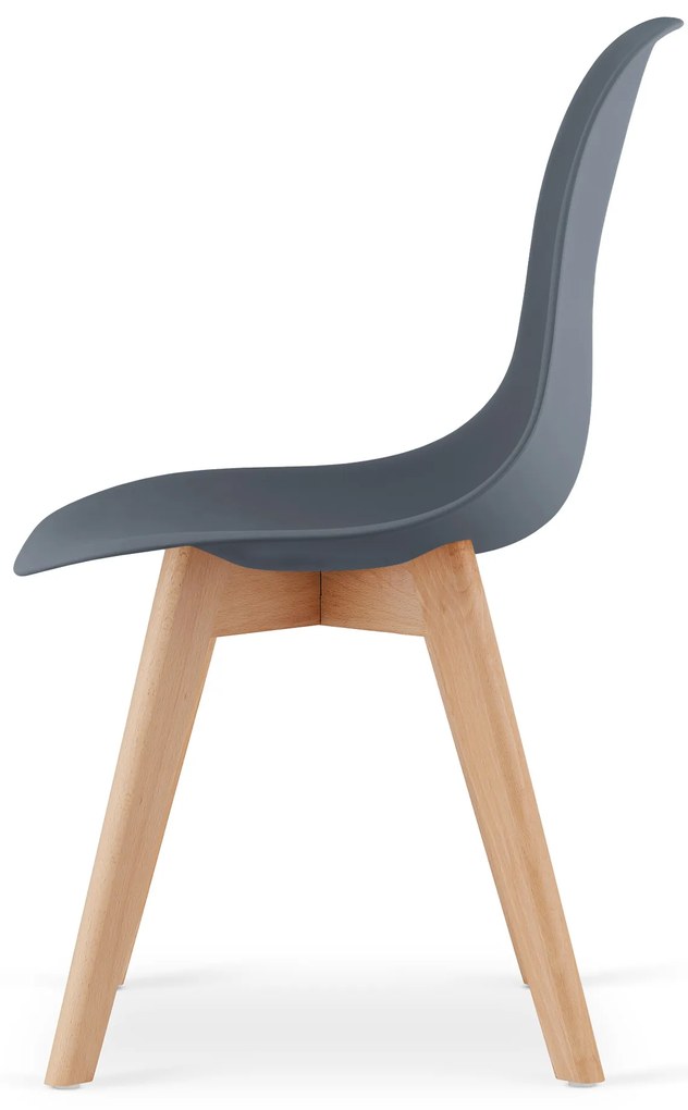 Palaszürke KITO szék bükkfa lábakkal
