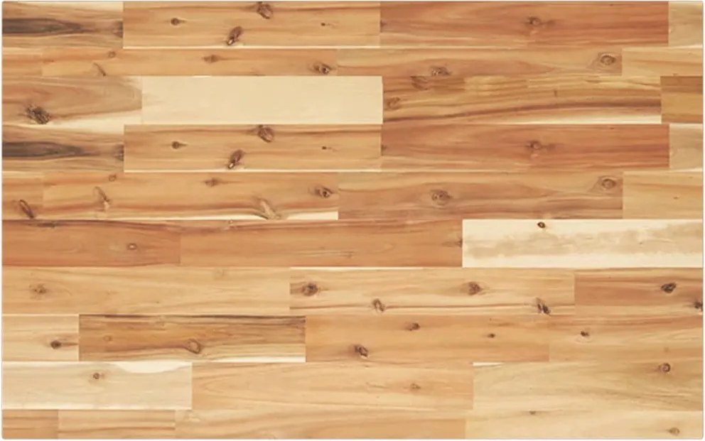 vidaXL olajbevonatú tömör akácfa fürdőszobapult 100 x 50 x 2 cm