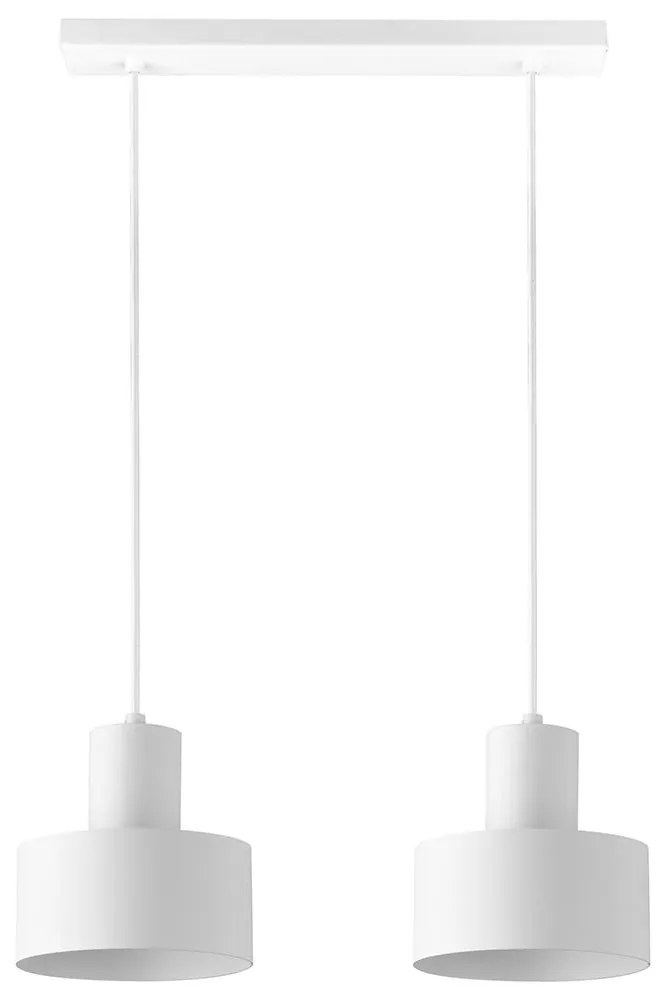 Csillár zsinóron RIF 2xE27/60W/230V fehér
