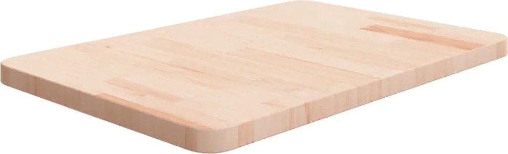 vidaXL kezeletlen tömör fa fürdőszobai pult 60x40x2,5 cm