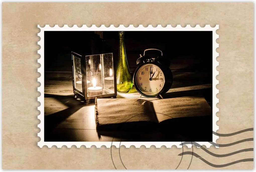 Poszterek 90x60 Olvasás gyertya mellett