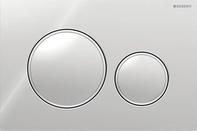 Geberit 115.882.KH.1 - Nyomólap Sigma20 24,6x16,4 cm matt króm