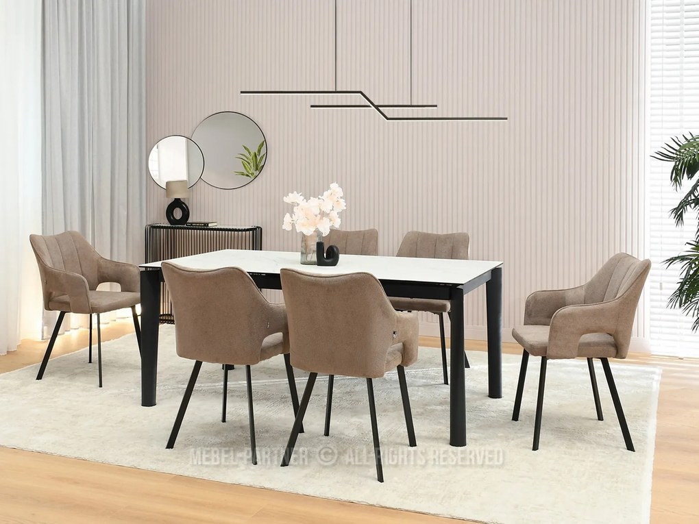 Szék Carl (bézs + fekete). 1111015
