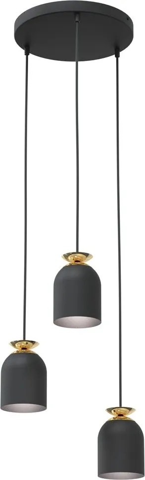 Emibig modern függeszték target fekete emi1400/3prem