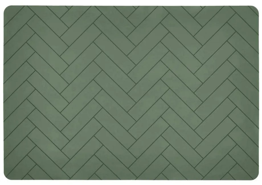 Tiles zöld szilikon tányéralátét, 33 x 48 cm - Södahl