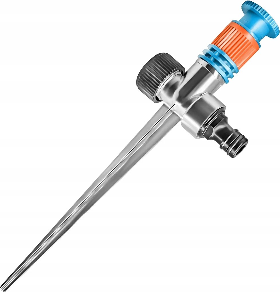 Körforgó öntöző rugalmasan állítható öntözési tartománnyal Gruntek