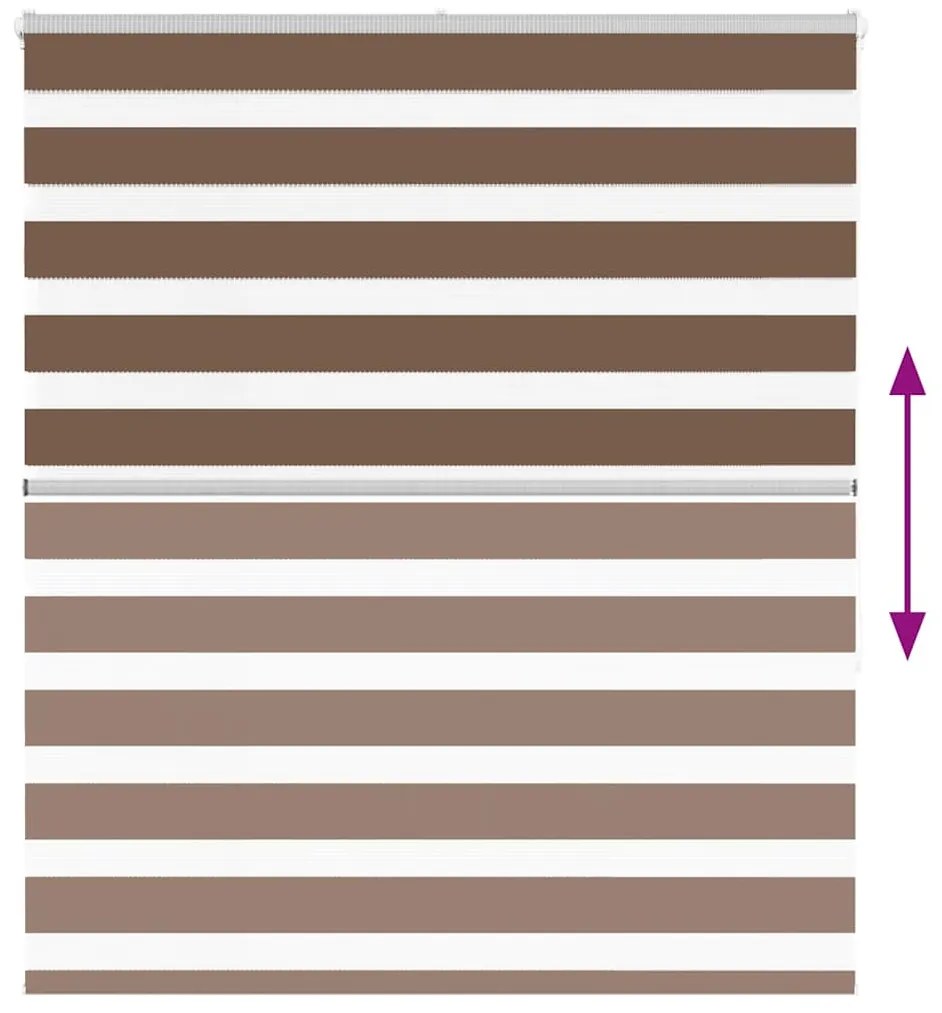 zebrafüggönnyel barna szövetszélesség 125,9 cm poliészter