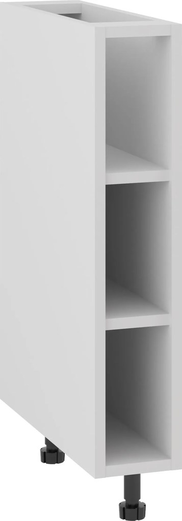 Korpusz fehér alsó konyhaszekrény 15/82 tartozékokkal