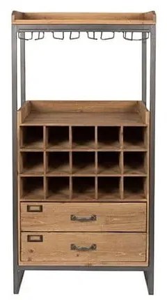 Edgar bortartó szekrény fenyőfából - White Label