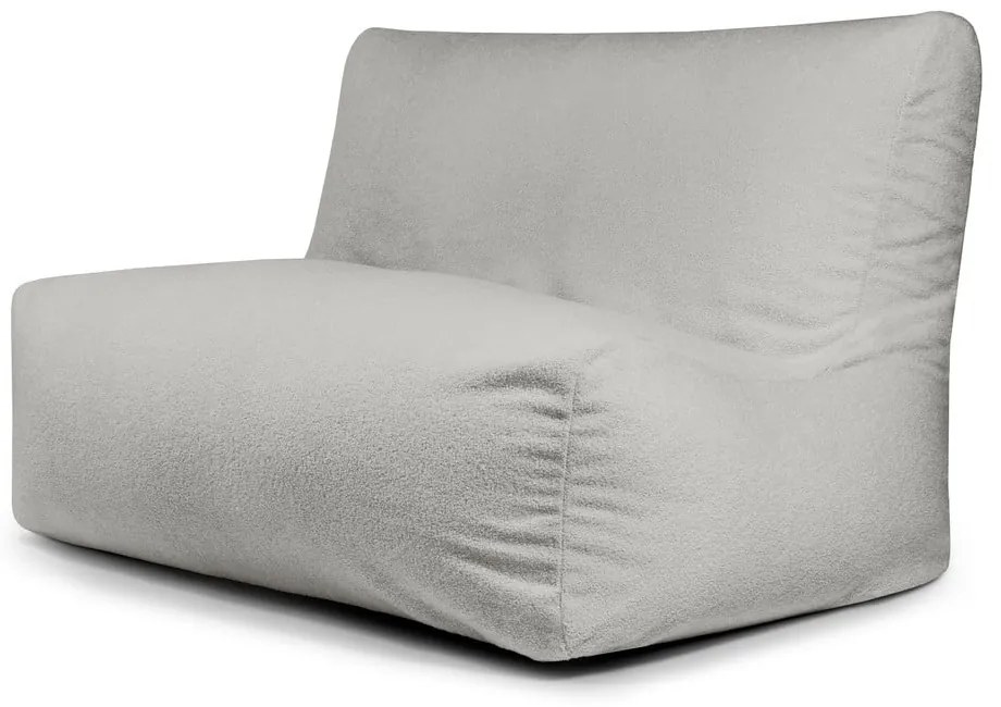 Világosszürke buklé babzsákfotel Sofa Seat Lounge – SLOWDOWN