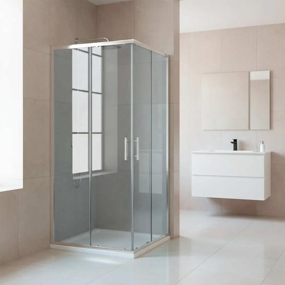 Soul 80x80 cm szögletes zuhanykabin zuhanytálcával