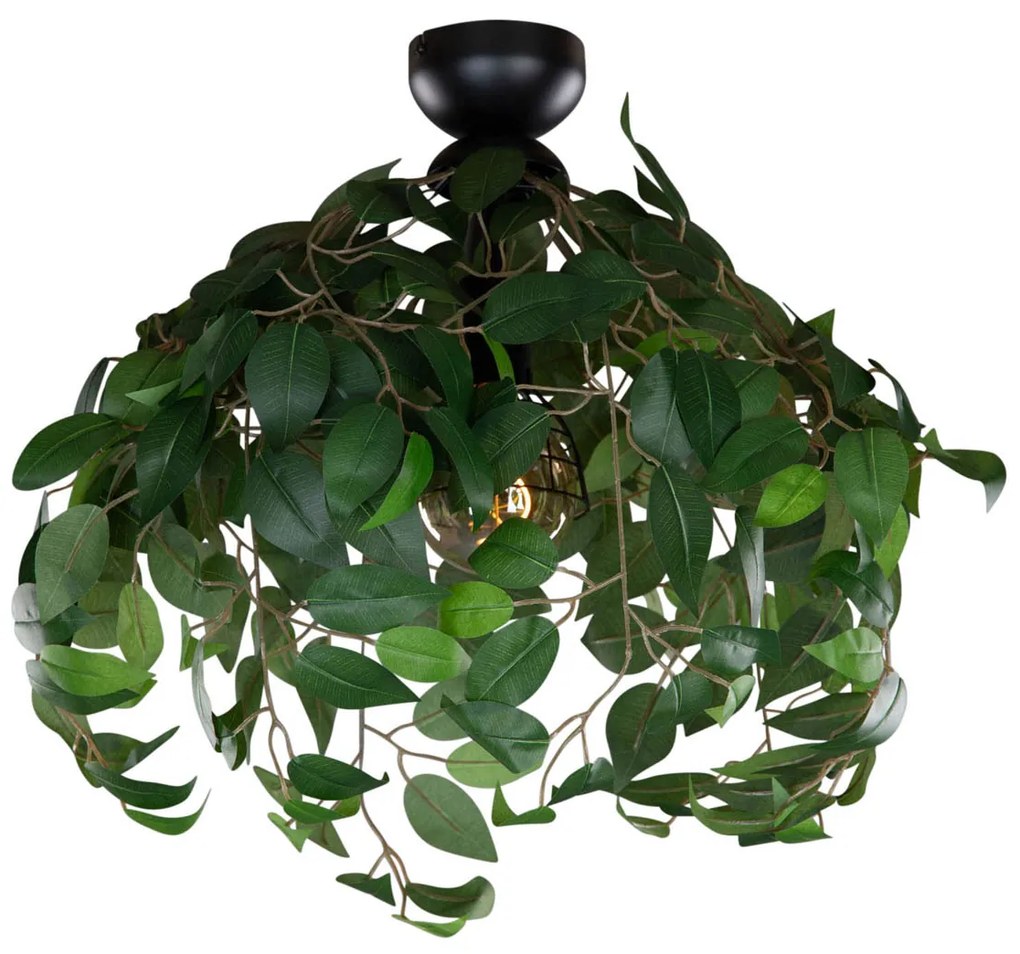 Bohemian plafondlamp groen - Leavy