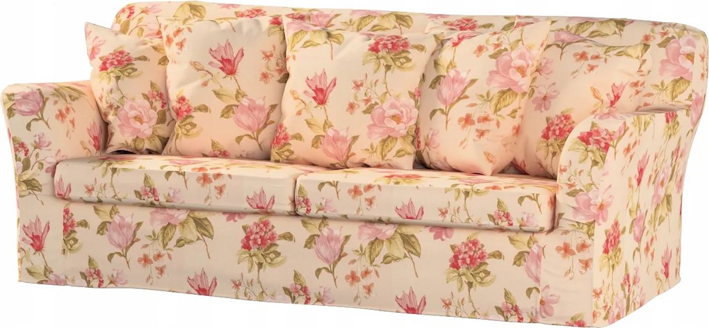 Tomelilla 3 személyes összecsukható kanapé huzat Ikea rózsaszín