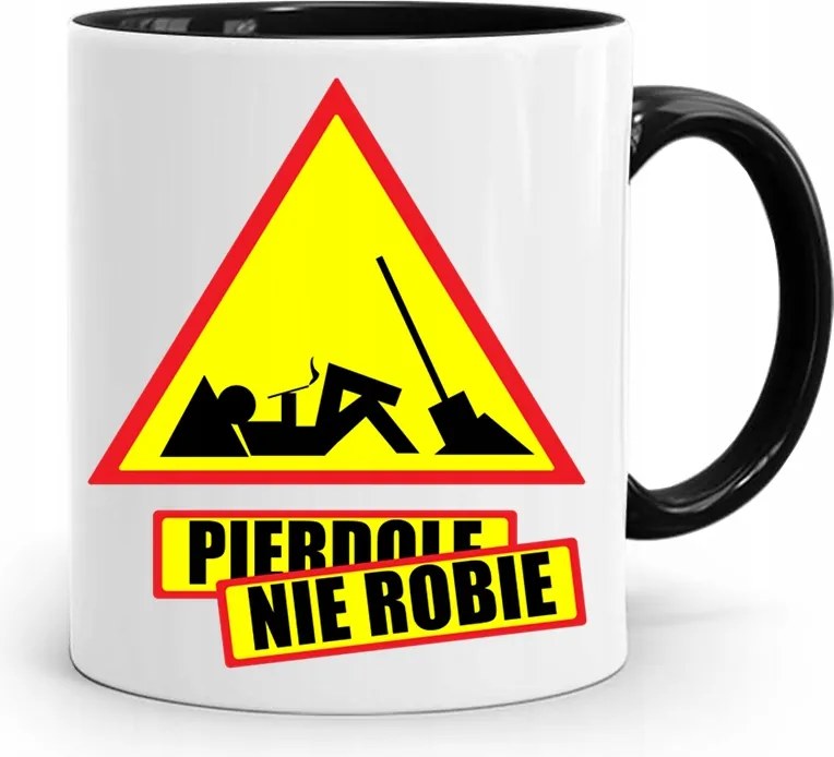 Bögre Fekete Vicces Pie*dole Nem Készítek fényképes nyomattal