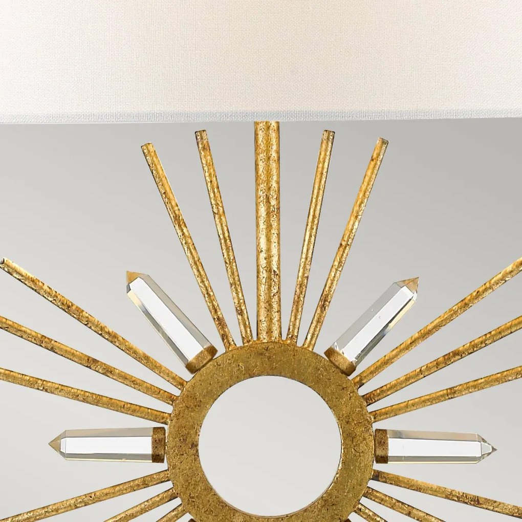 Gilded Nola Sun King GN-SUN-KING-TL Asztali lámpa 1x100W/E27