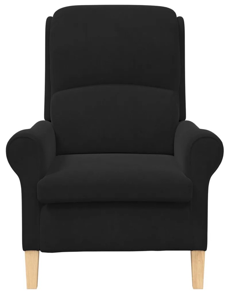 Fekete Karosszék Fekete Szövet, Fa Standard Ergonomikus