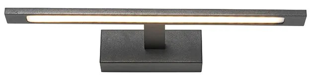 Modern fali lámpa fekete 41,5 cm LED-del IP44 - Jerre