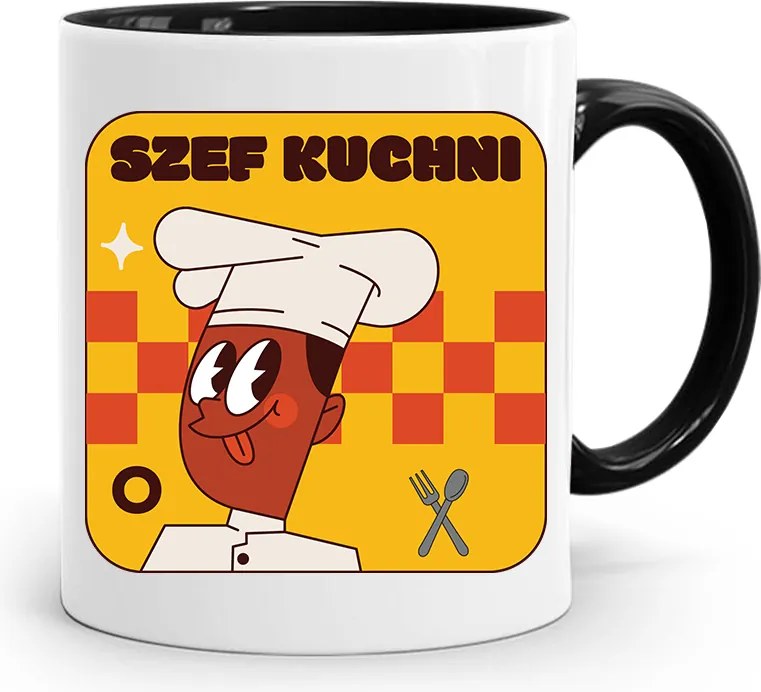 Fekete Bögre Szakácsnak, fényképes nyomattal