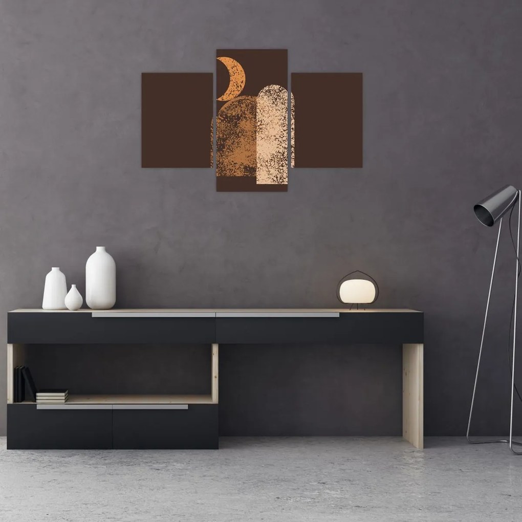 Kép - Narancssárga ívek N⁰2 (90x60 cm)