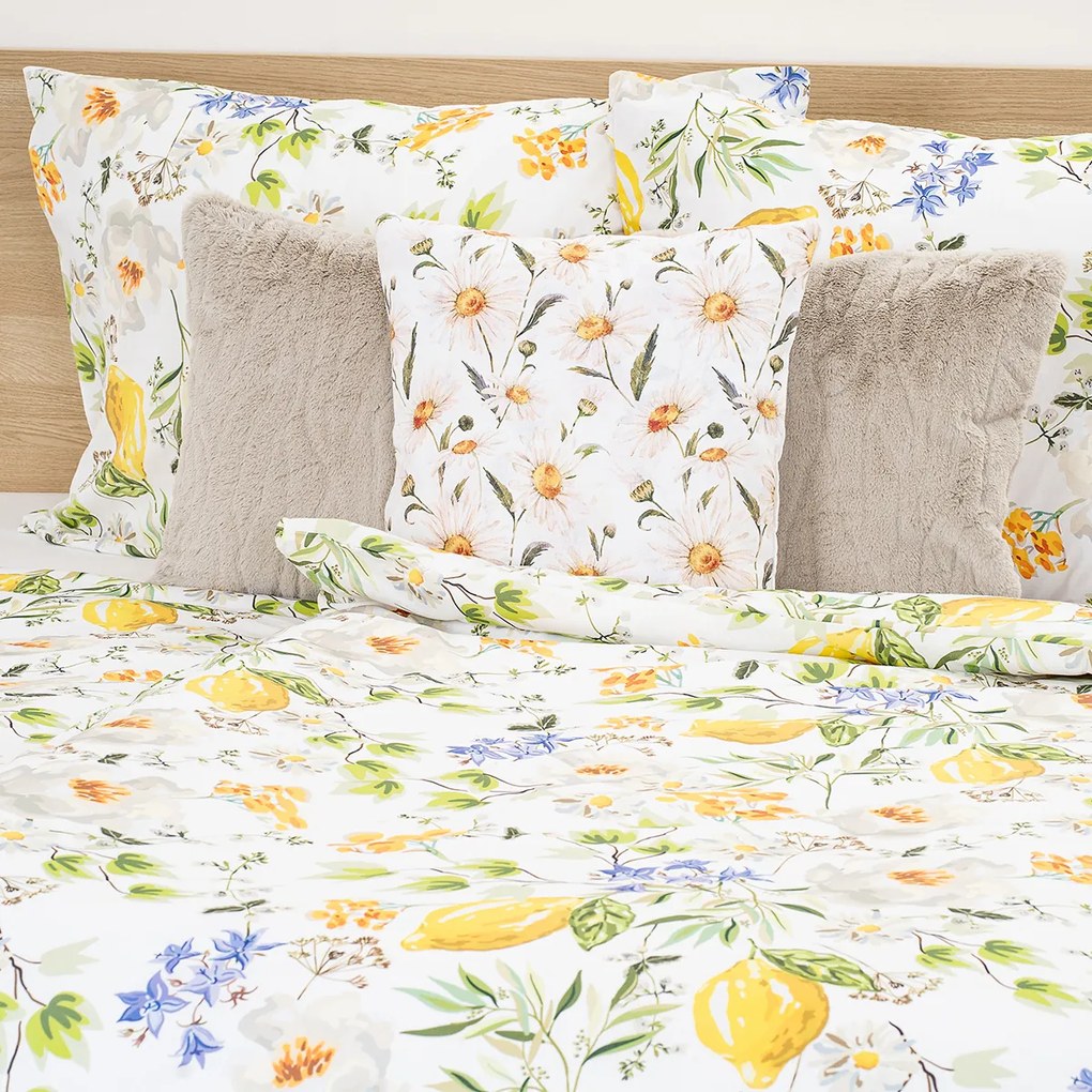 4Home Lemon Delight pamut ágyneműhuzat, 140 x 220 cm, 70 x 90 cm, 140 x 220 cm, 70 x 90 cm