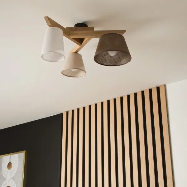 Mennyezeti csillár ANTONIO 3xE14/40W/230V tölgy