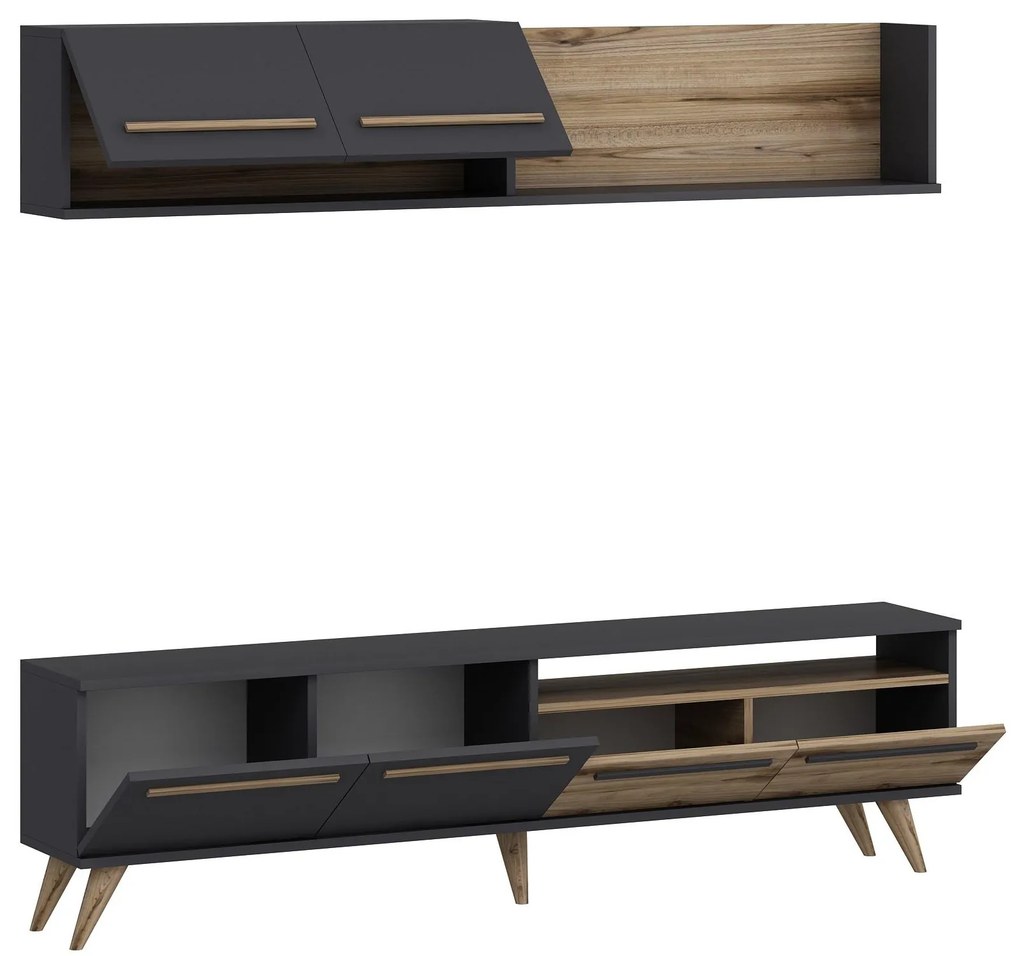 Nappali fal Valobe 2 (dió + antracit) . 1095673