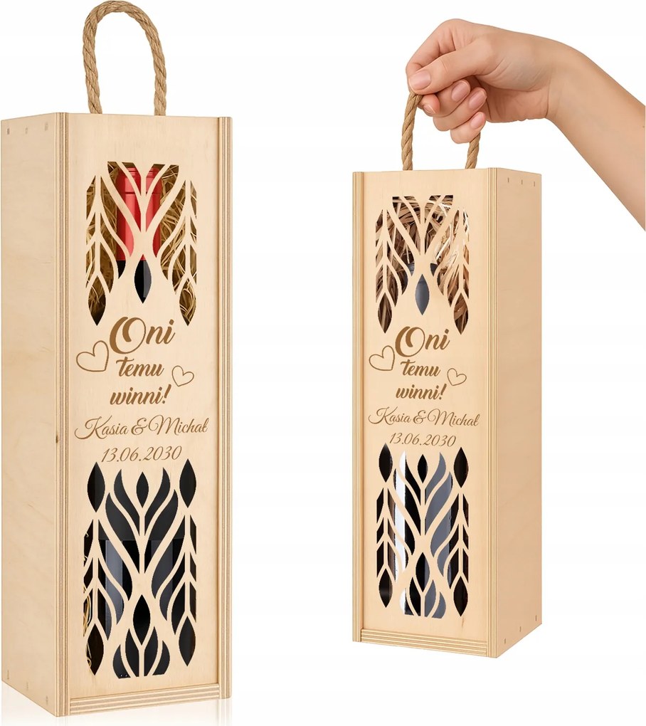 Doboz Boros Doboz Gravírozás Esküvői Ajándék Az Ifjú Párnak