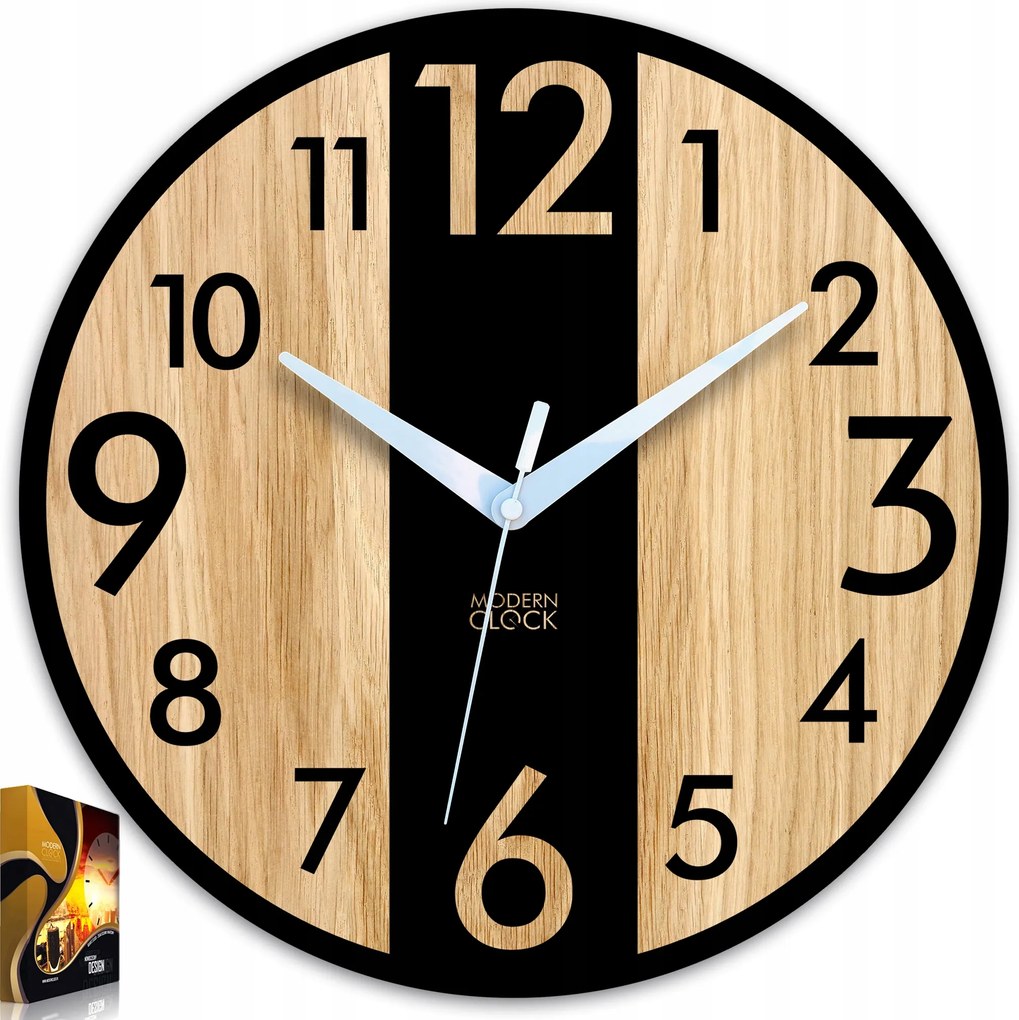 Lincoln tölgyfa falióra 33 cm csendes, nappali óra