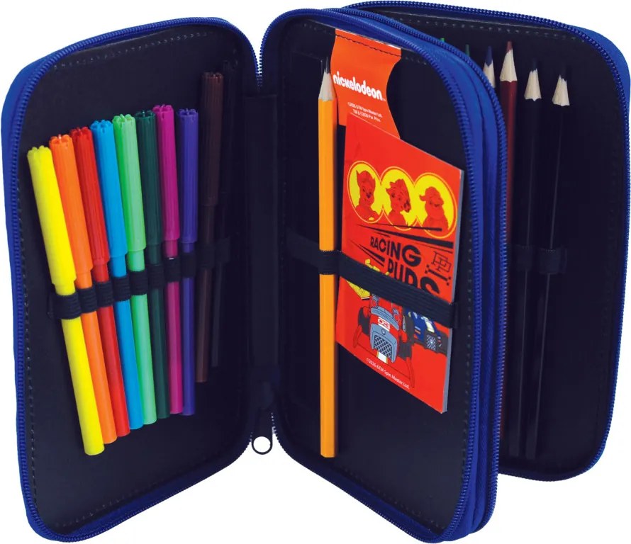 Mancs Őrjárat Racing tolltartó töltött 2 emeletes