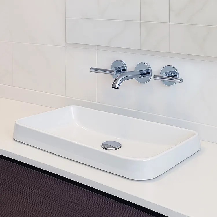 CeraStyle GRAND - PULTBA félig beültethető - Top Counter - porcelán mosdó - 49 x 30 cm