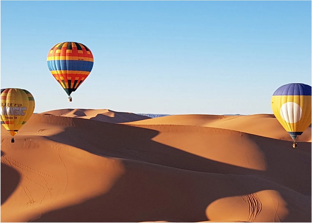 Kép - Repülő léggömbök a pusztában (70x50 cm)