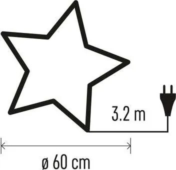 Karácsonyi dekoráció 1xE14/25W/230V á. 60 cm arany