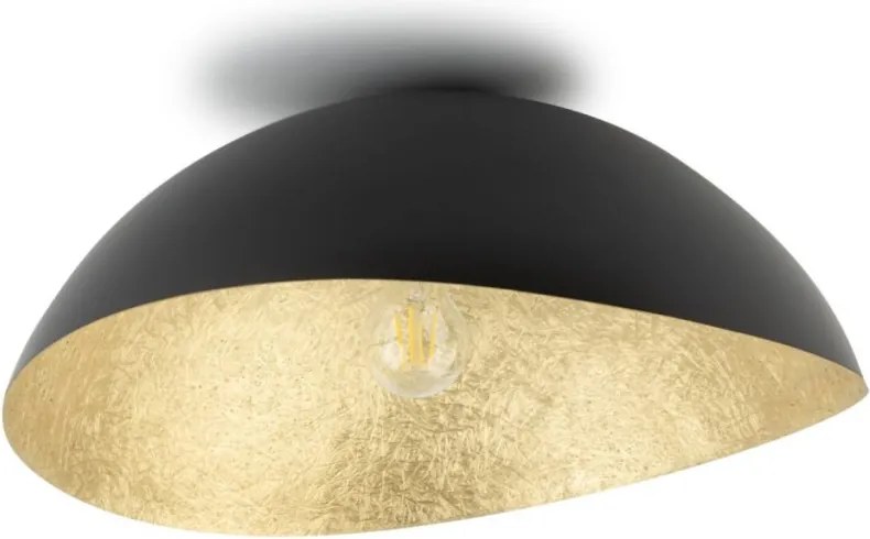 SIGMA LIGHTING 40598 SOLARIS Loft Mennyezeti Lámpa Fekete, Arany E27 IP20