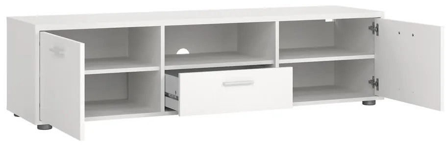 Fehér TV-állvány 147x38 cm Media – Tvilum