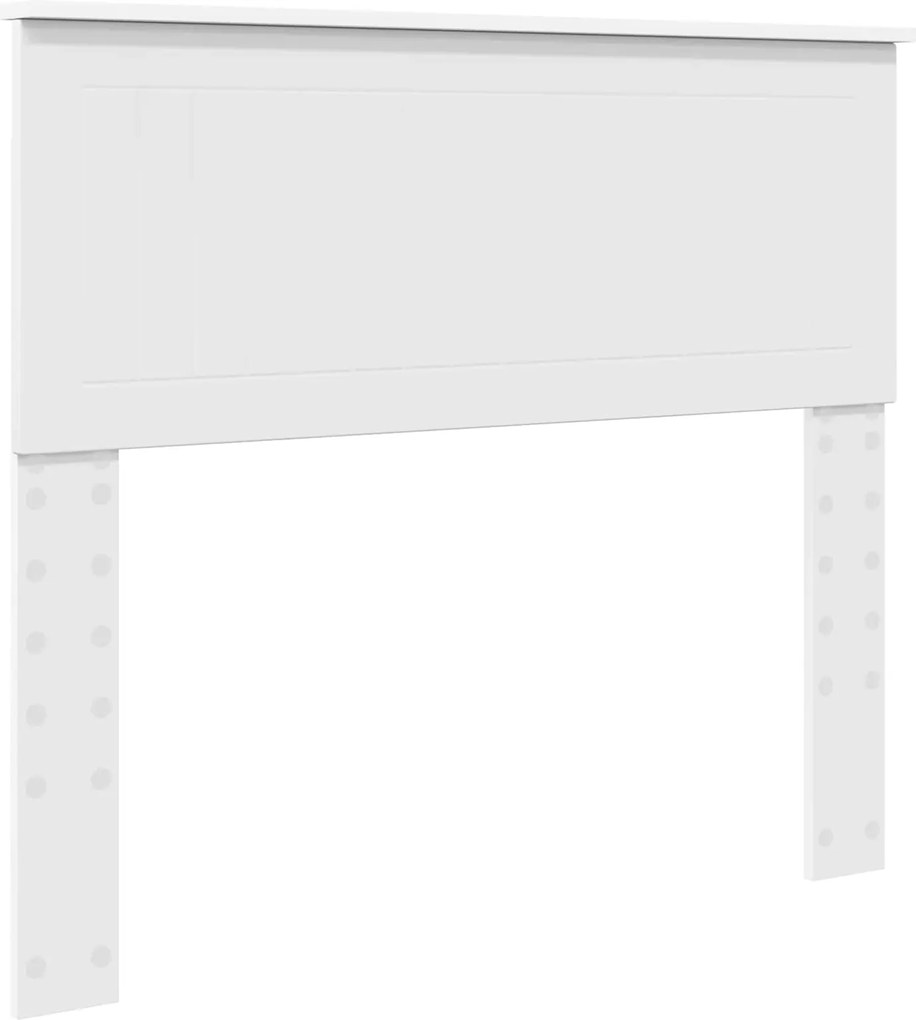 vidaXL Fejtámla Fényes Fehér 100 cm Faanyag