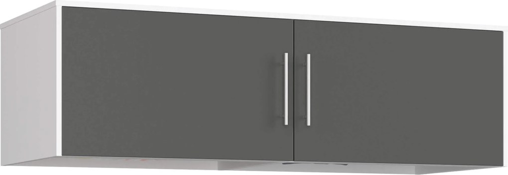 Szekrényrács S150 Fehér Szürke Akd