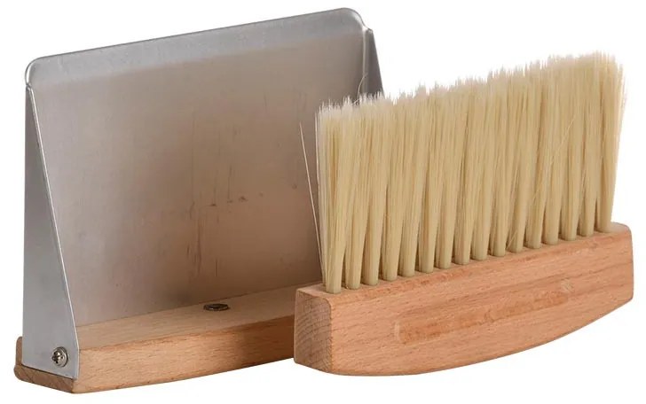 Asztali kézi kefe és lapát szett