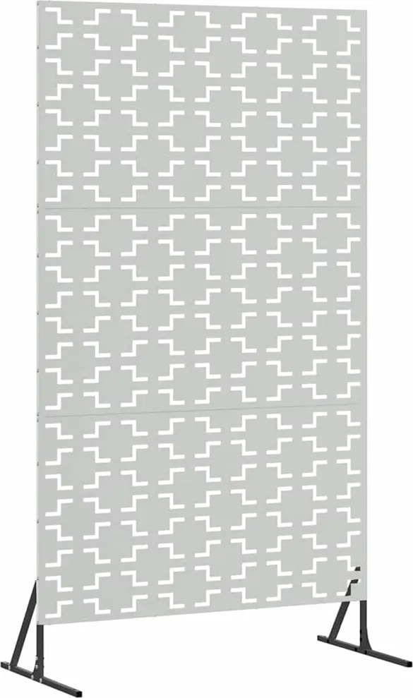vidaXL Magánszféra Képernyő Szürke 100 x 50 x 180 cm Acél
