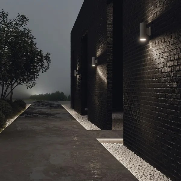 Maytoni O574WL-02GR -Kültéri fali lámpa BOWERY 2xGU10/50W/230V IP54 antracit