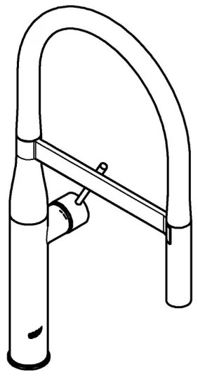 GROHE 30294DA0 - ESSENCE bronz mosogató csaptelep