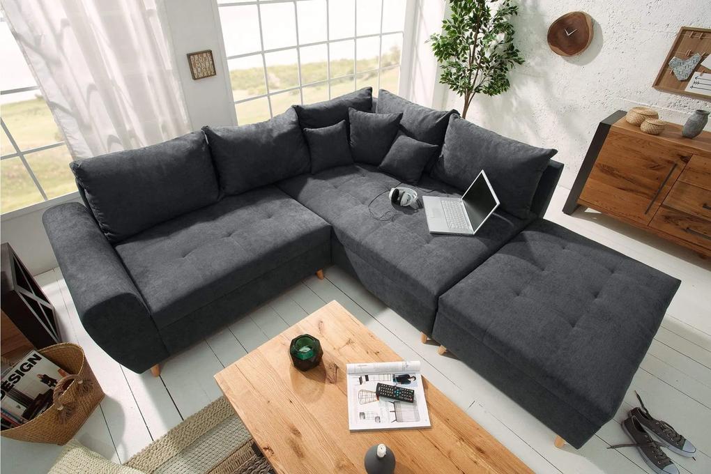 SCANDINAVIA szürke kanapé 250cm