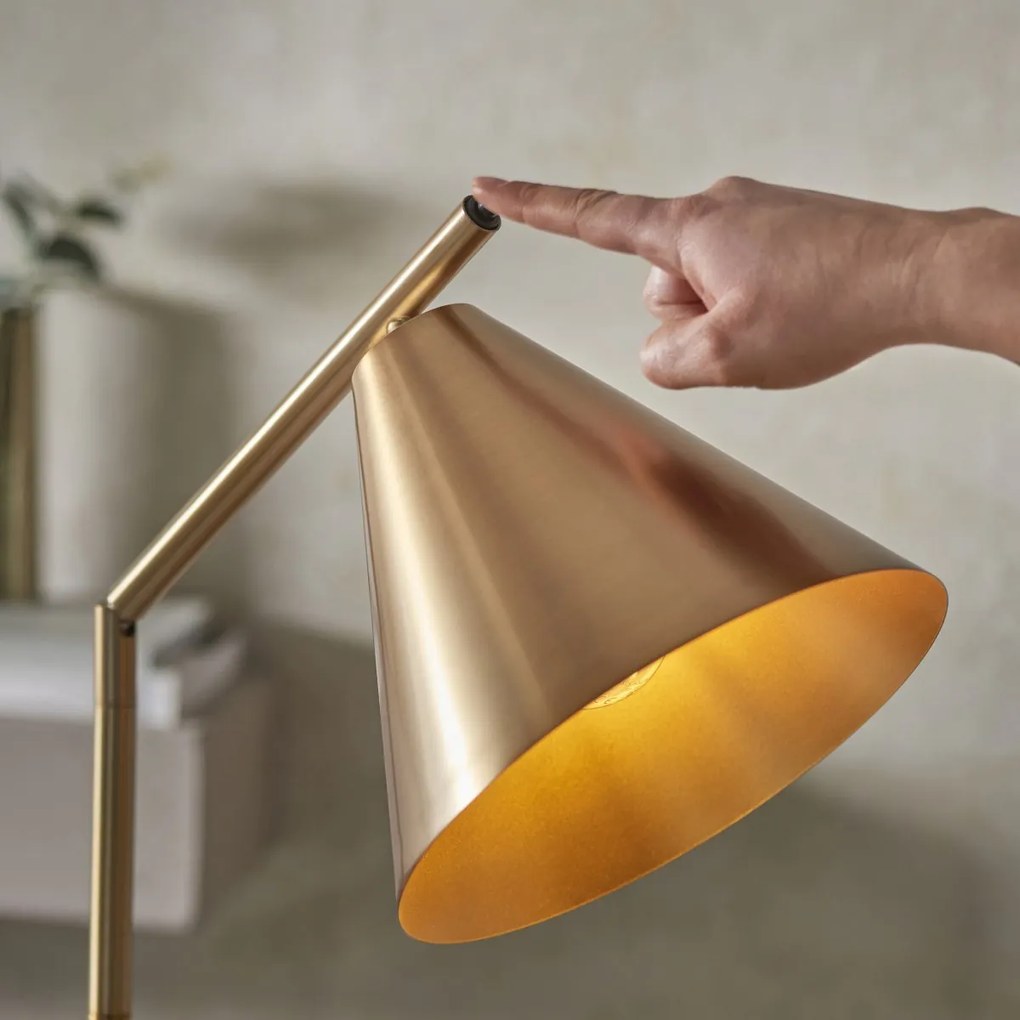 Endon modern állólámpa cape antik sárgaréz end102369