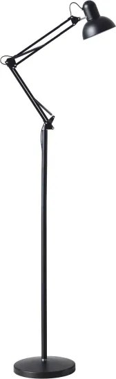 Brilagi - Flexibilis állólámpa TASKER 1xE27/60W/230V 184 cm fekete