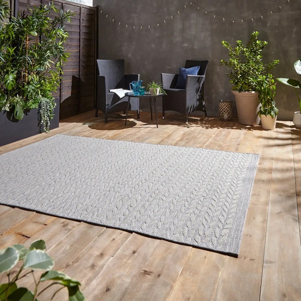 Szürke kültéri szőnyeg 160x220 cm Coast – Think Rugs