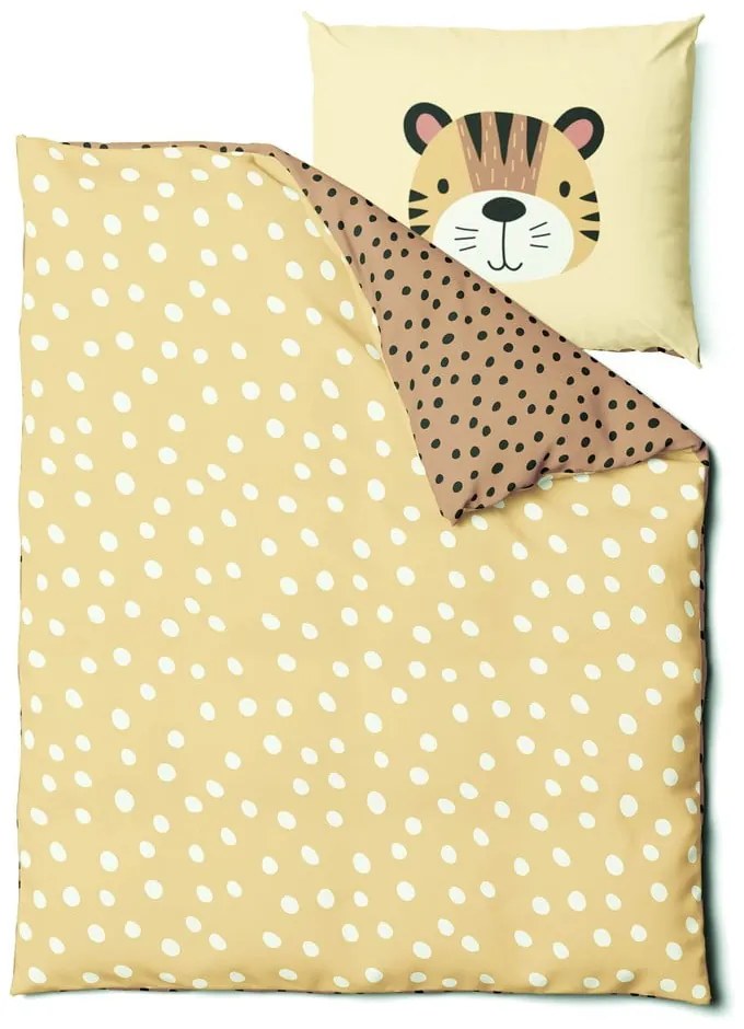 Egyszemélyes pamut gyerek ágyneműhuzat 140x200 cm Tiger – Bonami Selection